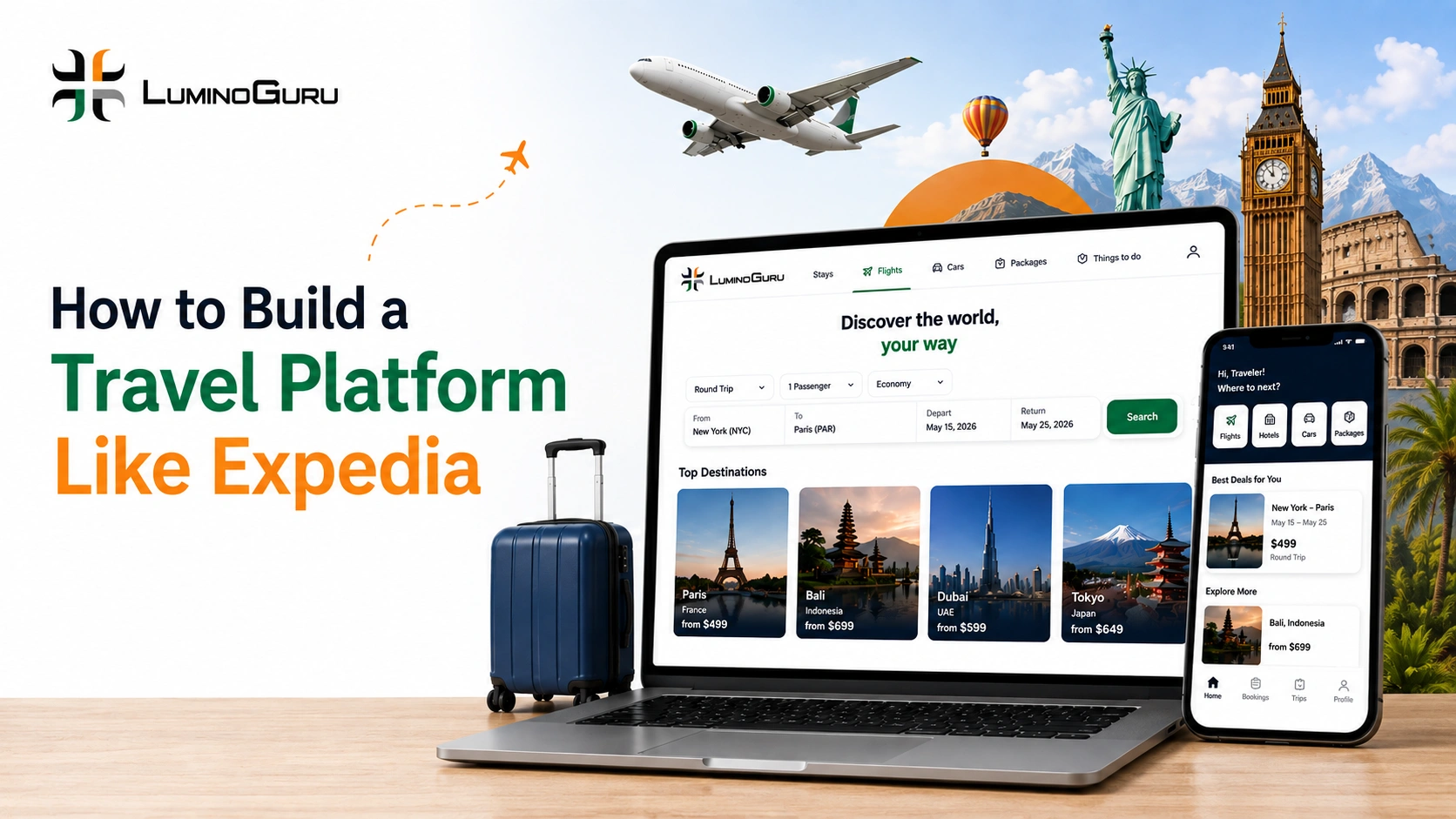 How to Build a Travel Platform Like Expedia : Cost, Features & Step-by-Step Guide