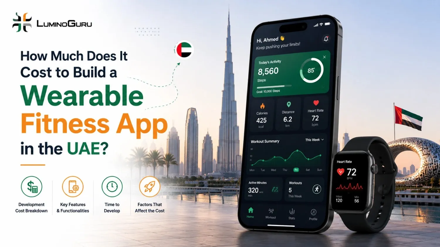 How Much Does It Cost to Build a Wearable Fitness App in the UAE
