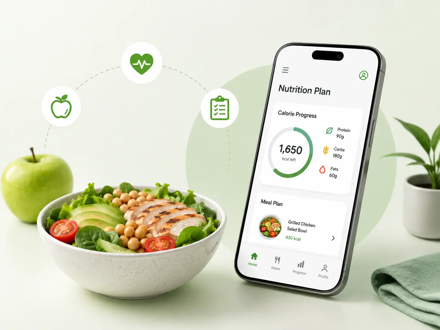 build a diet and nutrition app